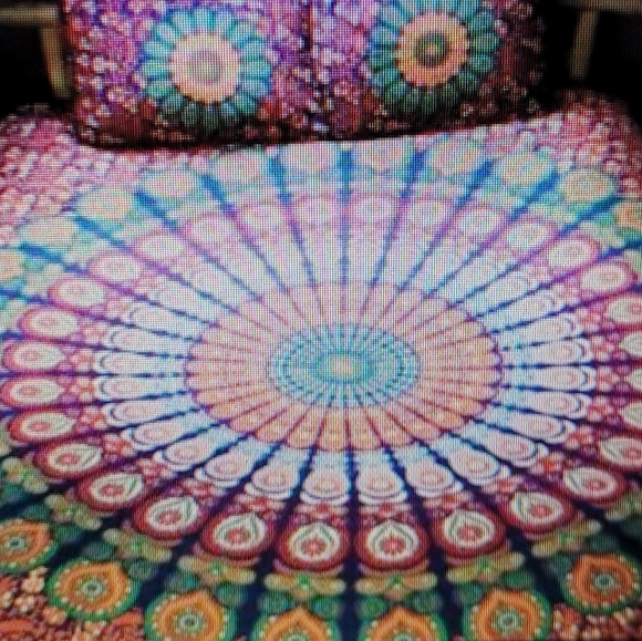 NEW BO HO FRINGE WALL ART,TABLE CLOTH, BED THROW - Picture 14 of 16